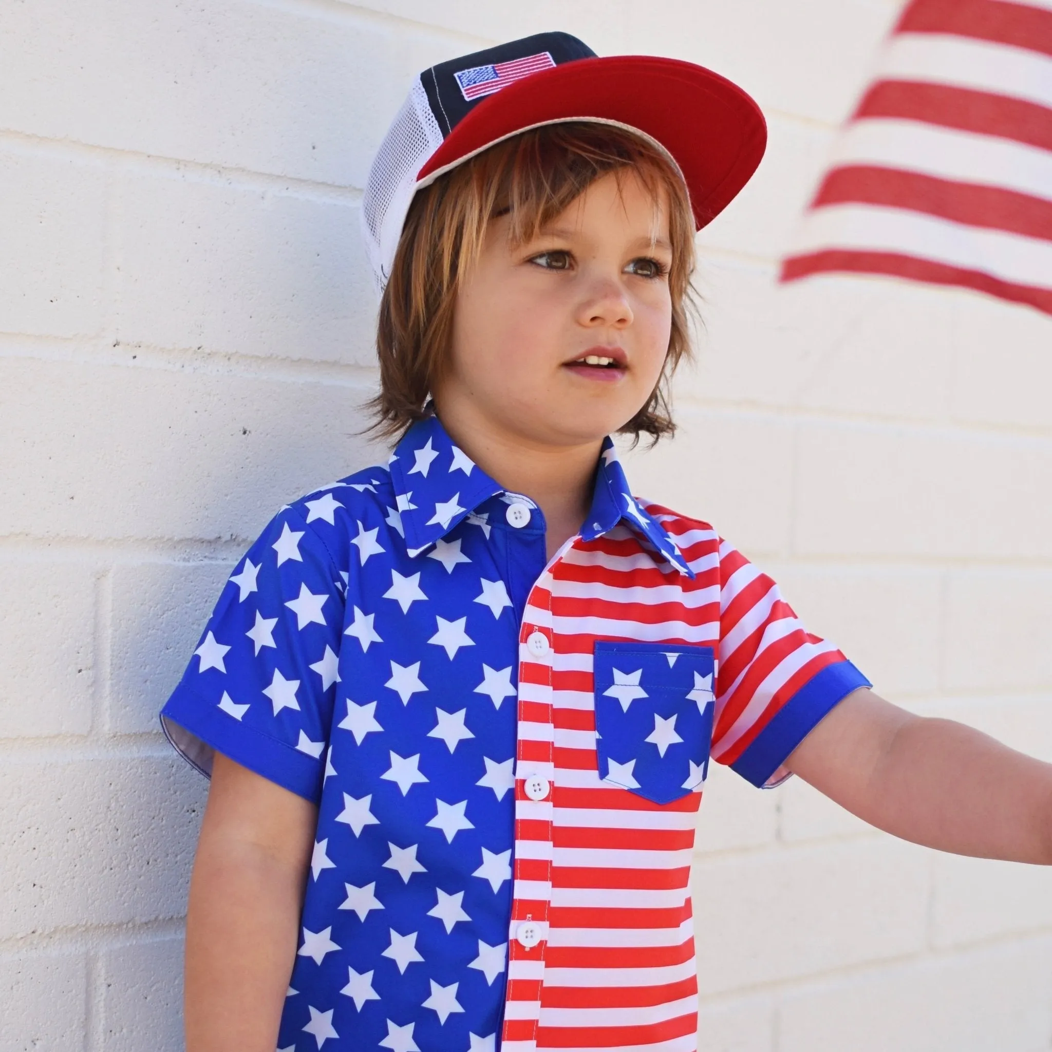 USA Collared Tee