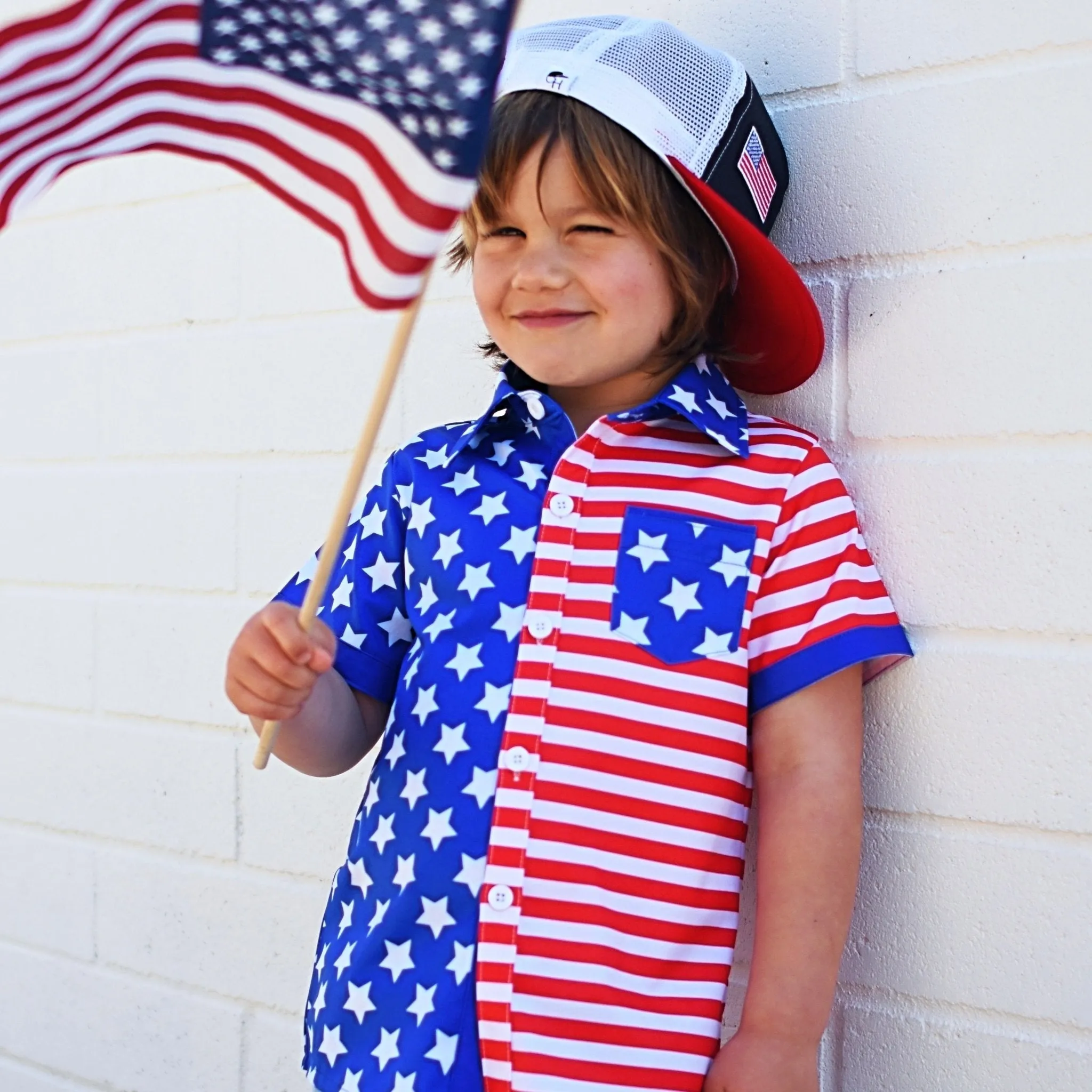 USA Collared Tee