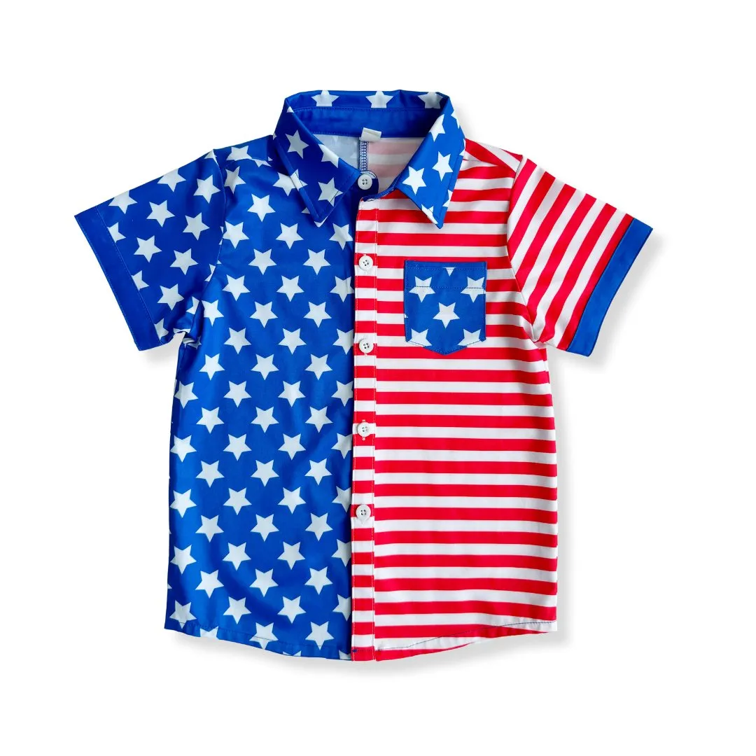 USA Collared Tee