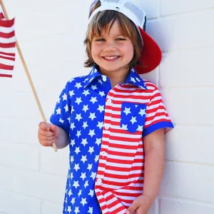 USA Collared Tee
