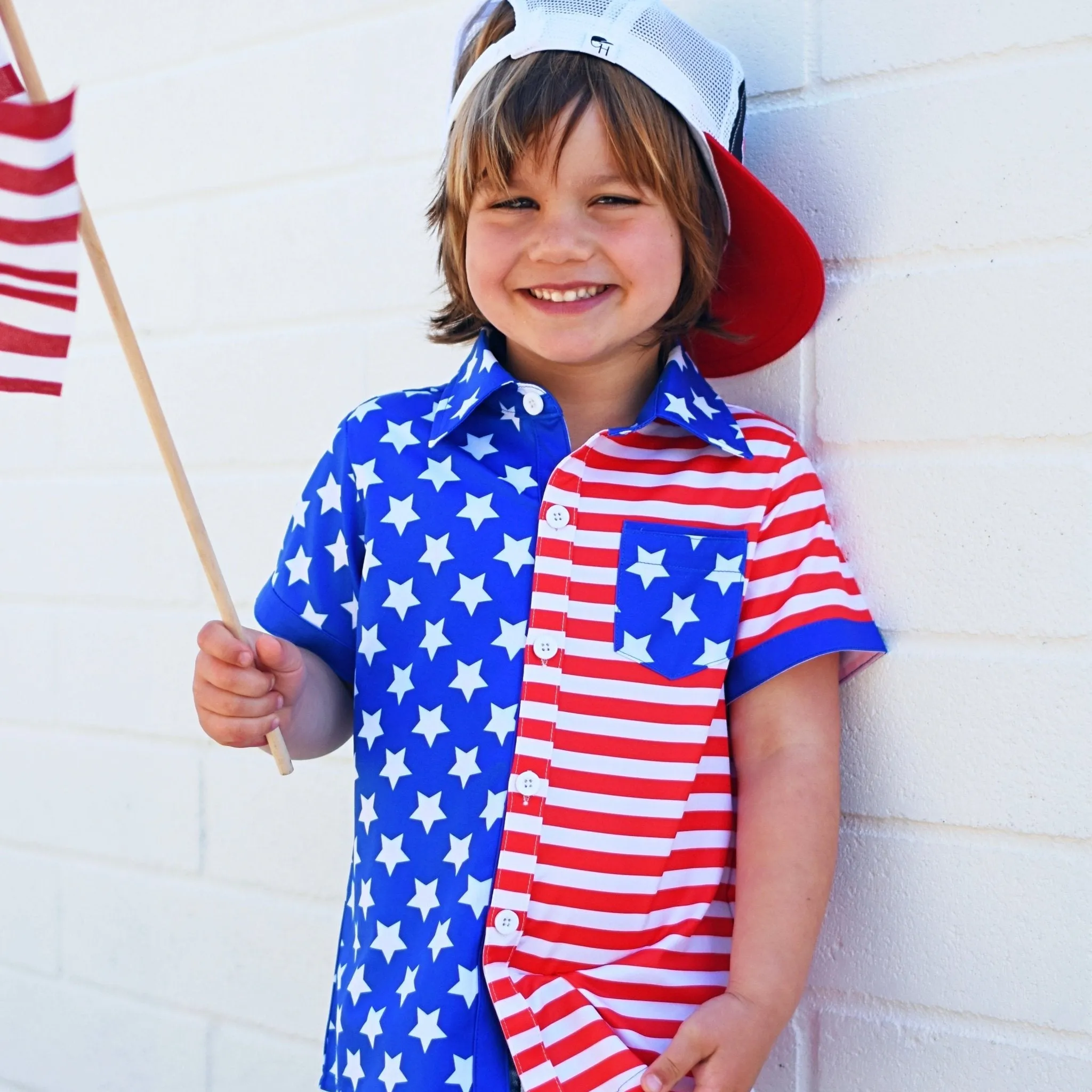 USA Collared Tee
