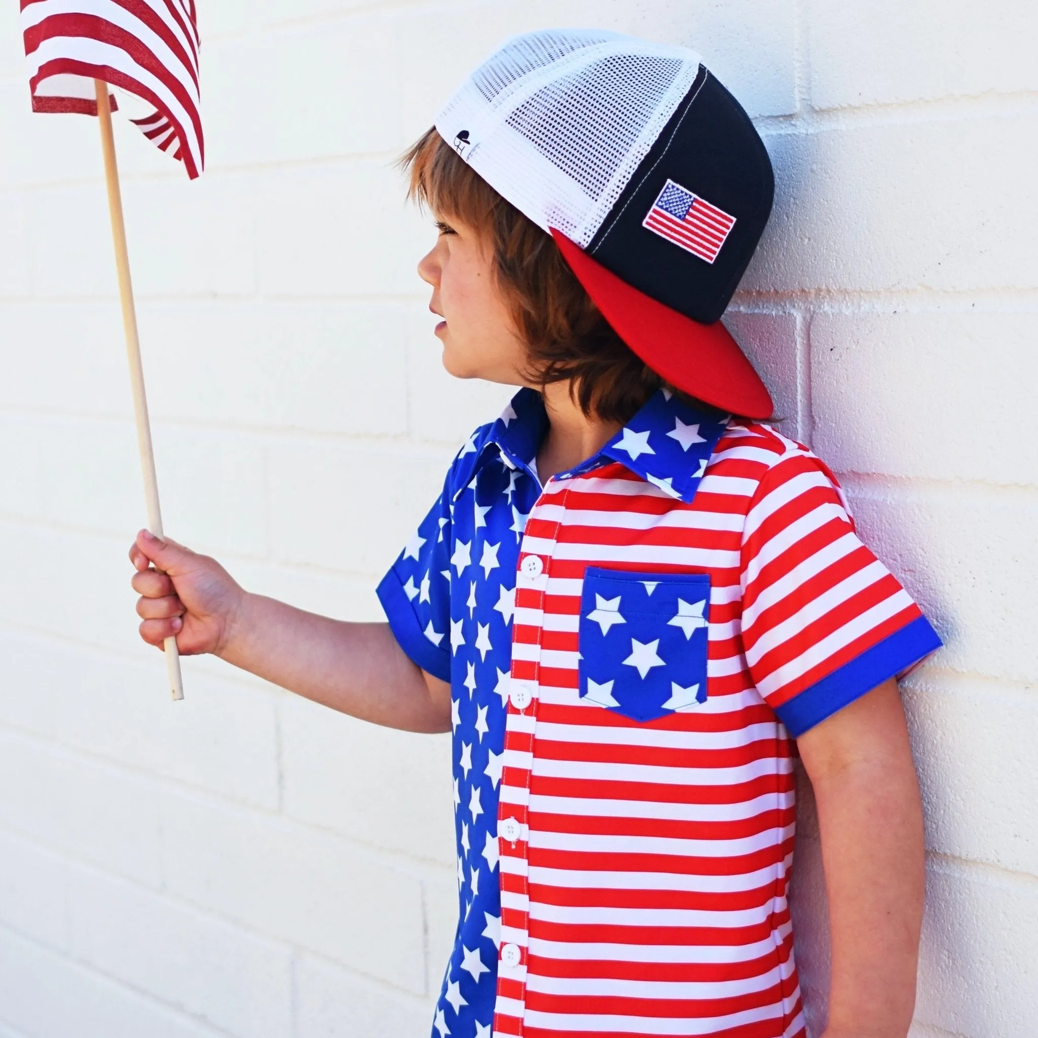 USA Collared Tee