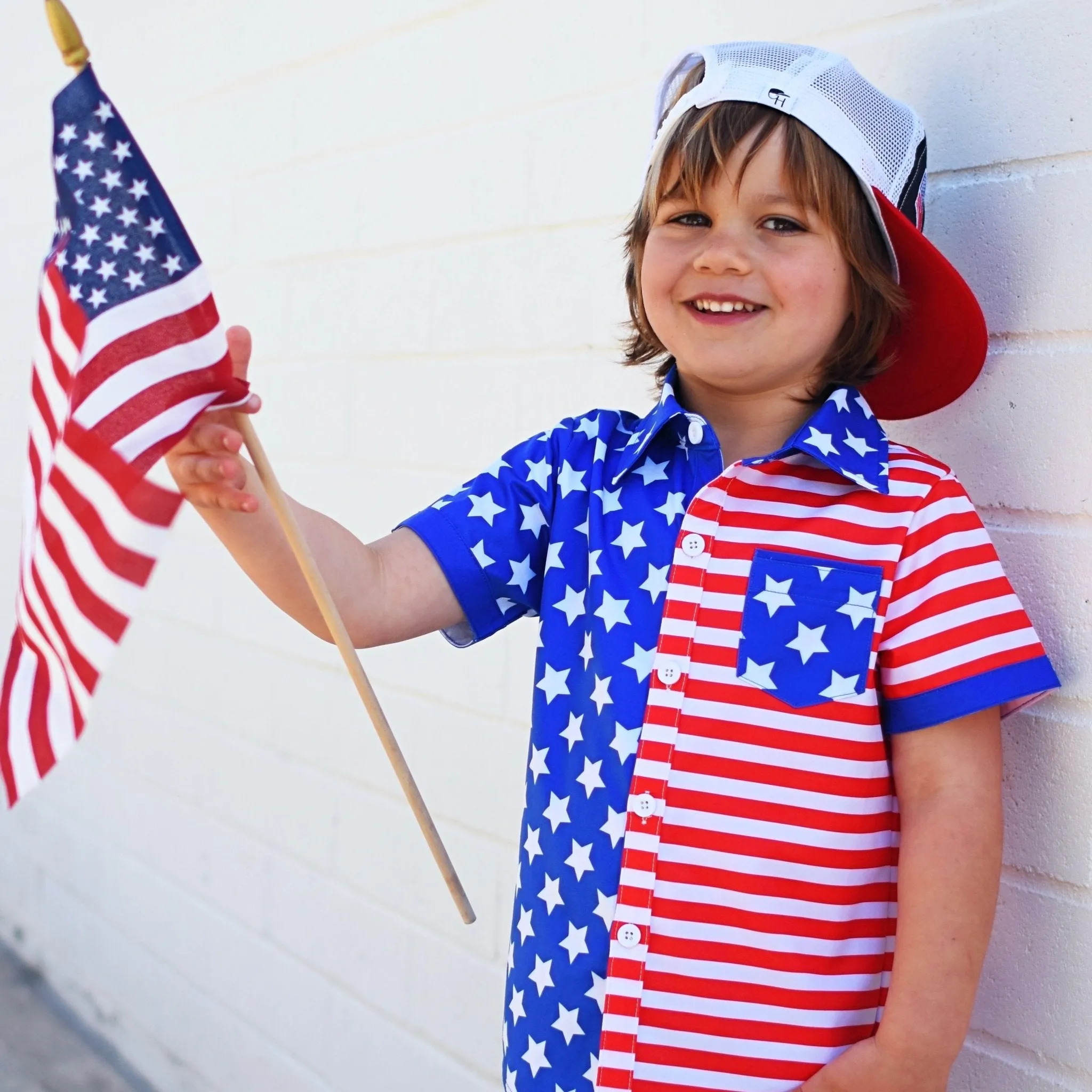USA Collared Tee