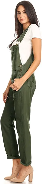Vintage Adjustable Strap Denim Overalls