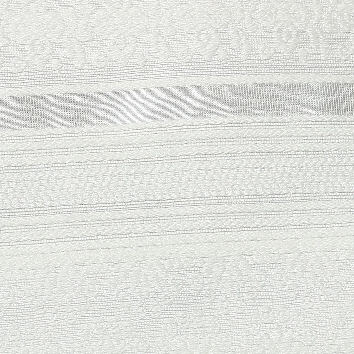 White Self Pattern Top