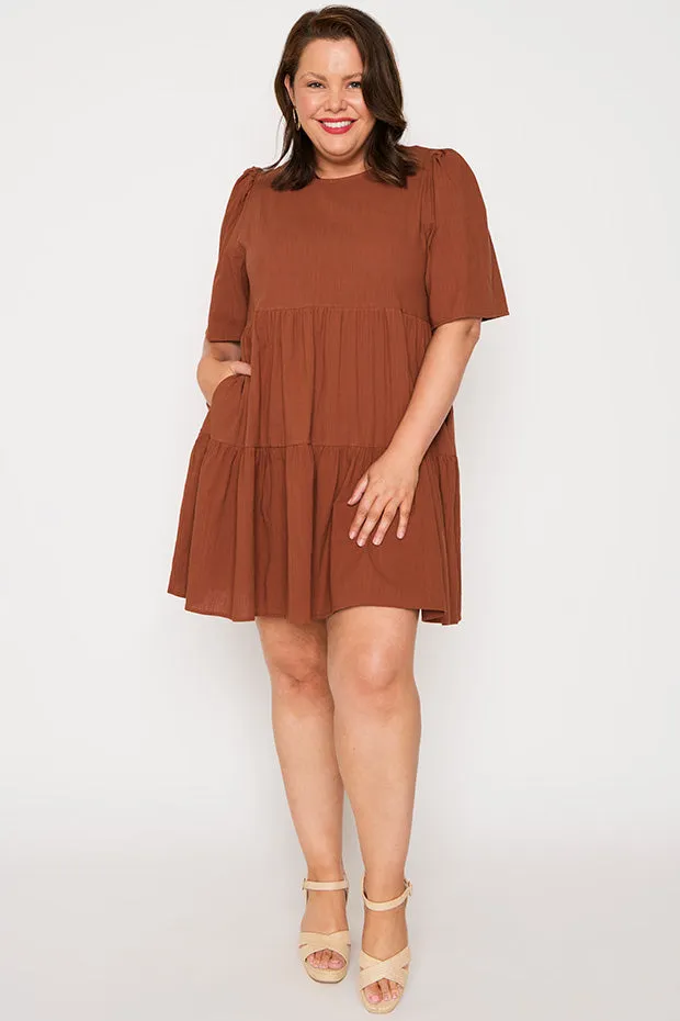 Wilma Brown Dress