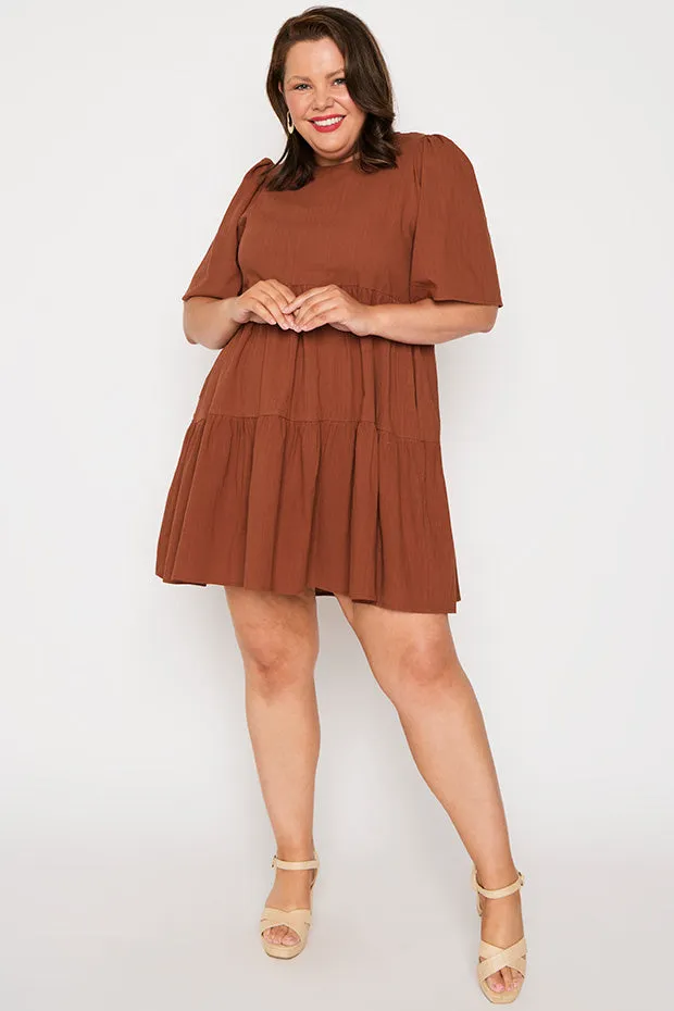 Wilma Brown Dress
