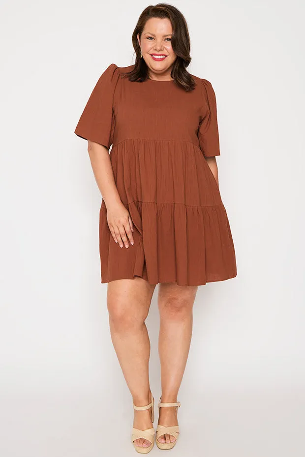 Wilma Brown Dress