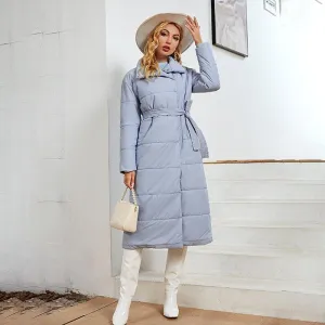 Winter Skyline Zipper Coat
