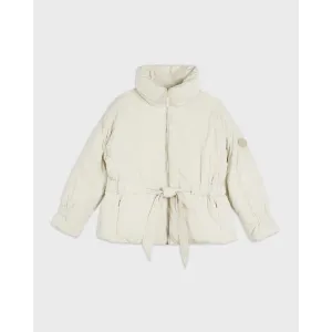 Women Wmo-Alexiii-Belted Puffer Jacket - White