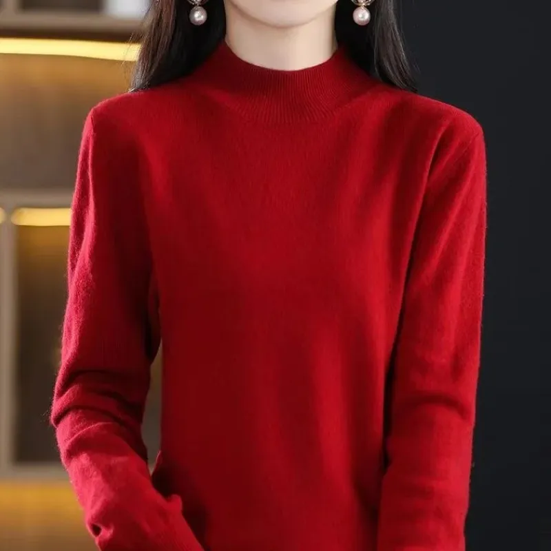 Women's Casual Checkered Print Turtleneck Jumper | Ideal for Autumn/Winter