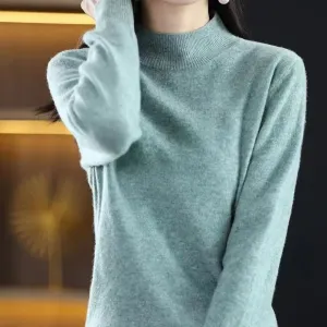 Women's Casual Checkered Print Turtleneck Jumper | Ideal for Autumn/Winter