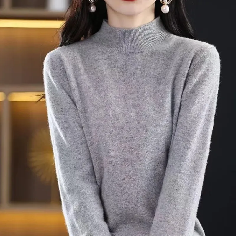 Women's Casual Checkered Print Turtleneck Jumper | Ideal for Autumn/Winter