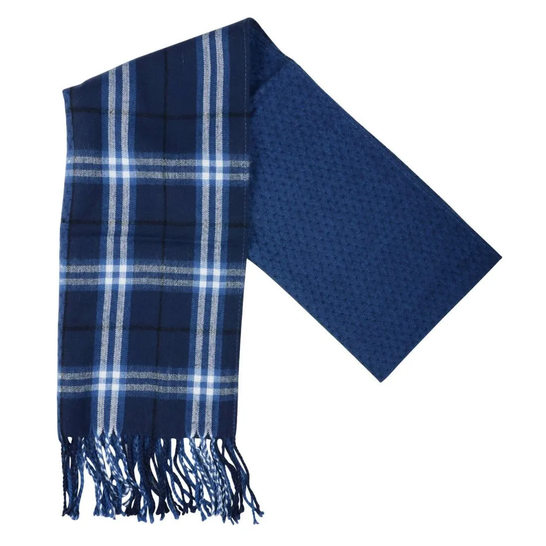 Womens Winter Scarf Soft Woven Check Fringed Tartan Plaid